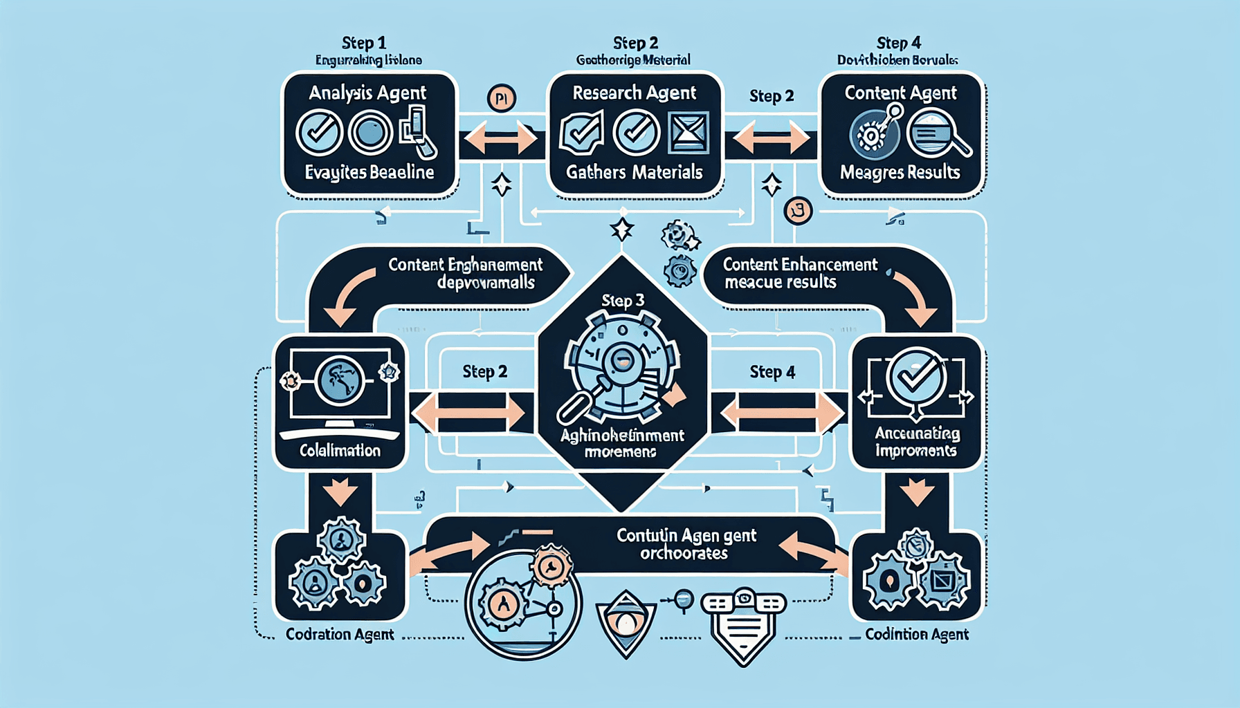 CC-GSEO Multi-Agent Workflow